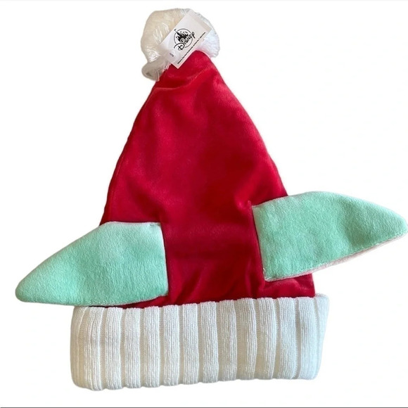 Disney Parks Holiday Christmas Star Wars Grogu Baby Yoda Santa Hat New - Picture 2 of 2